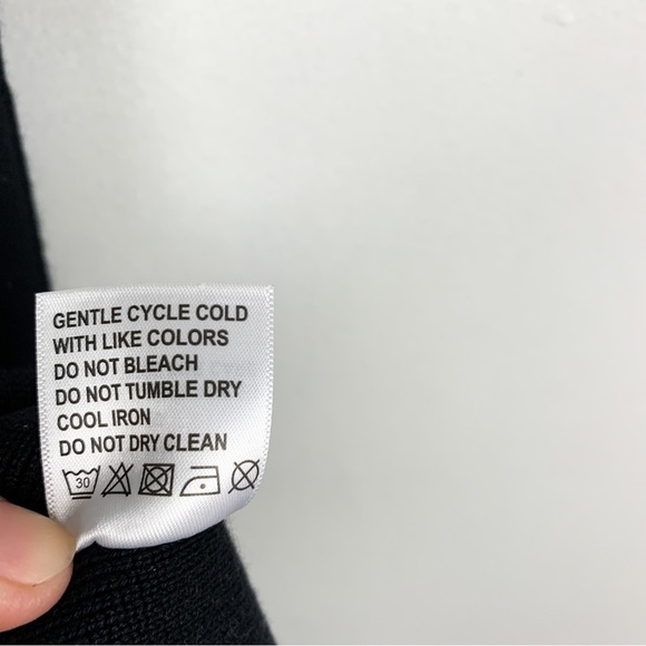 Etcetera Women’s Black Thick Knit Mock Neck Dress Sz S - Picture 7 of 7